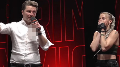 Piotr Korczarowski ledwo widzi. Dostał podczas konferencji Prime MMA