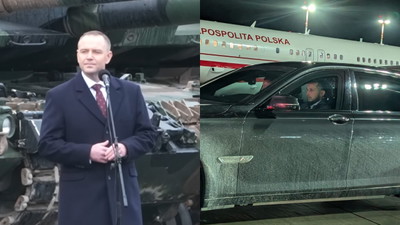 Takim samochodem podjechali po Karola Nawrockiego. Ludzie oburzeni