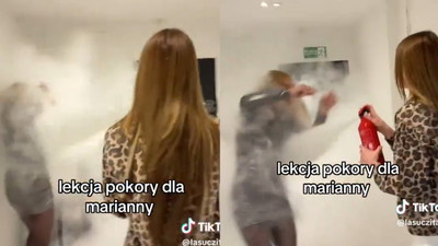 Jest nagranie, jak Marianna Schreiber dostaje gaśnicą na zapleczu Prime MMA
