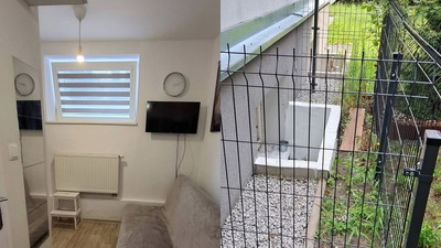 Takiej kawalerki jeszcze nie widzieliście. Trzy metry ogródka