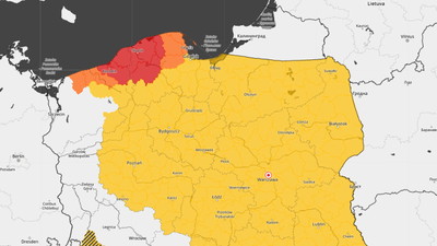 IMGW wydało nowe komunikaty. Niektórymi została objęta prawie cała Polska