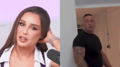 Sandra z facetem, a Denis na to patrzy. Tak to się odbywa