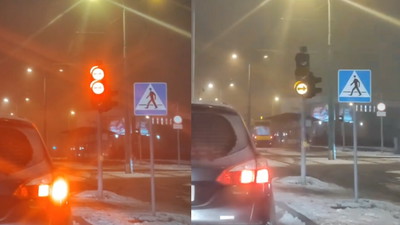 To najdziwniejsza sygnalizacja świetlna w całej Polsce. Zielone nigdy się tu nie zapala