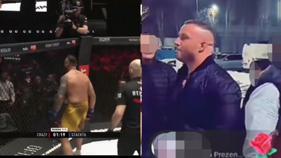 Denis Załęcki na Fame MMA rozproszył zawodnika. Szachta przegrywa z Dawidem Załęckim