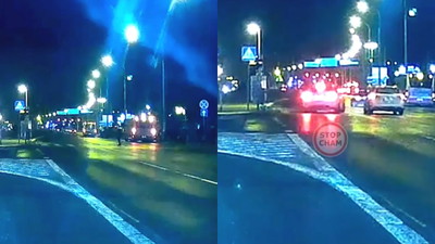 Piesi omal nie spowodowali karambolu we Wrocławiu. Kierowcy robili slalom
