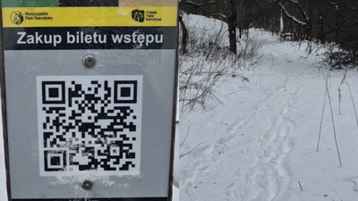 Przed wejściem do parku narodowego trzeba kupić bilet. Tylko jest absurdalny problem
