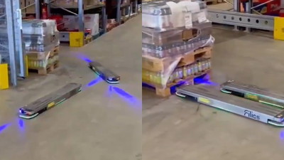 Autonomiczny paleciak sam dźwiga palety. Rewolucja w magazynach robi furrorę