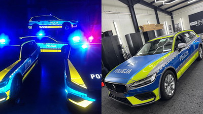 Nowe Volvo V60 trafiło do polskiej policji. Bez kagańca i z pełną mocą silnika