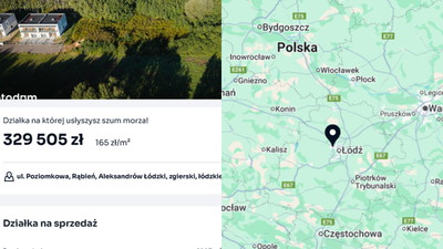 Działka przy Łodzi na której „usłyszysz szum morza”. Nigdy nie zgadniecie o co chodzi