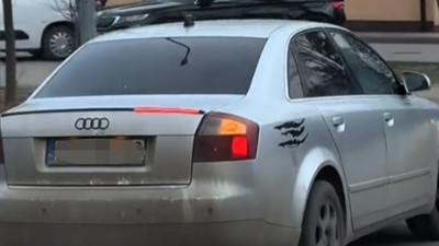 Chciał unowocześnić swoje Audi. Ludzie jadący za nim zaczęli to nagrywać