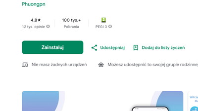 Bardzo popularna aplikacja w Google Play za darmo. Do pomiarów Wi-Fi