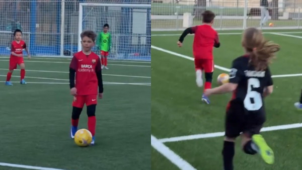 Tak gra syn Szczęsnego w akademii Barcelony. Rośnie młody talent