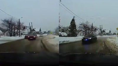 Kierowca BMW uciekał przed policją. Świadek cudem uniknął zderzenia w Straszynie