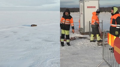 Pierwsza lodowa droga na Bałtyku otwarta. Obowiązuje wiele limitów