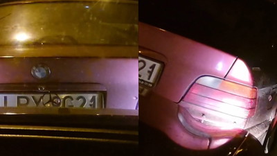 Mercedes pchał stare BMW ponad 70 km/h. Pogotowie gruzowe pokazało swoją wersję holowania