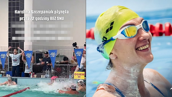 Polka pobiła rekord świata. Przepłynęła 7115 długości basenu