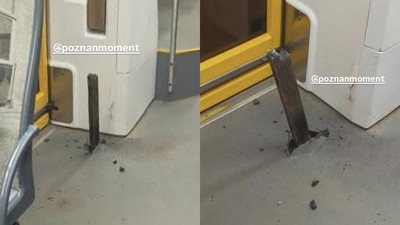 Sekundy od tragedii w Poznaniu. Torowisko wbiło się do wnętrza tramwaju pełnego ludzi