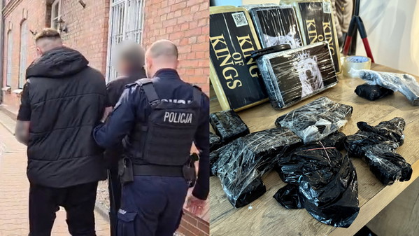 Policja zatrzymała litera pseudokibicowskiej „bojówki”. Posiadał 150 kg