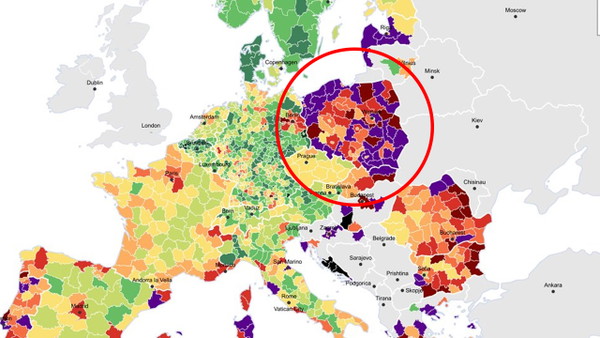Polska „czerwoną wyspą” na mapie Europy. Fatalne zestawienie kosztów