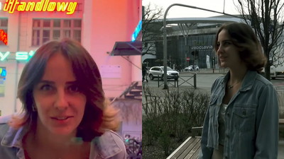 Wróciła do korzeni. Polka z pomarańczowej platformy nagrała w centrum miasta