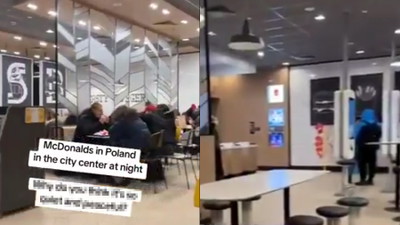 Zagraniczna turystka nie mogła uwierzyć w to, co zobaczyła w polskim McDonaldzie