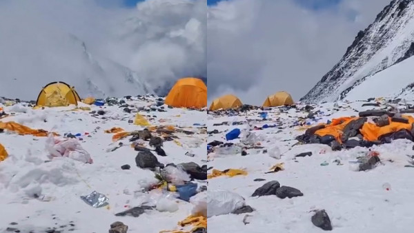 Najwyższe wysypisko świata. Mount Everest tonie w tonach odchodów i butli tlenowych