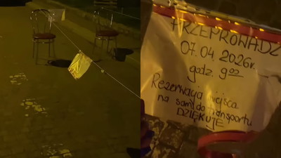 Wystawił krzesełka i przeciągnął linkę. Tak rezerwują parking we Wrocławiu
