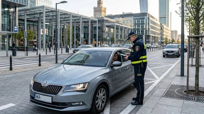 Straż Miejska nałożyła 500 zł mandatu na osobę, która zgłosiła źle zaparkowany samochód