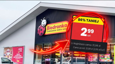 2,99 zł zamiast 21,99 zł. Biedronka właśnie uruchomiła tę promocję