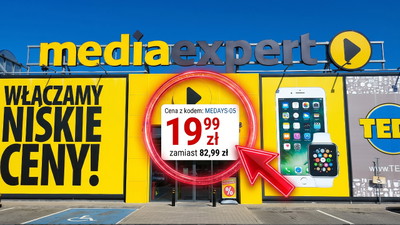 Media Expert zrobiło promocję dla osób dorosłych. 19 zł zamiast za 82,99 zł