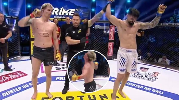 Taazy przegrał z Tyburskim. Ta końcówka walki na Prime MMA przejdzie do historii