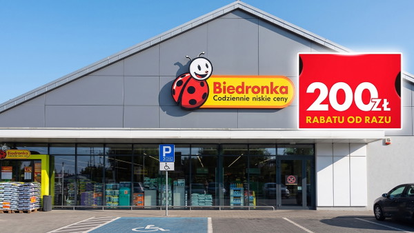 Tylko dzisiaj Biedronka daje 200 złotych za darmo na zakupy