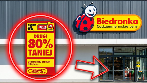 Od dzisiaj druga sztuka 80% taniej. Róbcie zapasy, bo takiej ceny Biedronka dawno nie miała