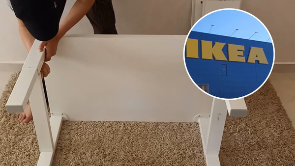 W Ikea natknąłem się na solidną przecenę. Biurka w tej kolorystyce znikają z oferty