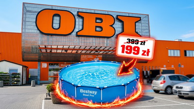 Obi pozbywa się popularnego basenu Bestway za 199 złotych. Żal nie wziąć