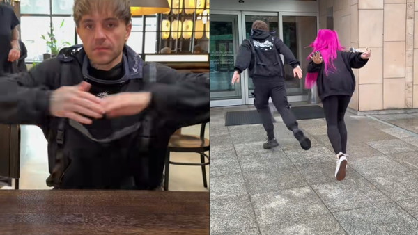 Polski youtuber Dis znowu robi dziwne rzeczy na mieście