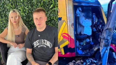 Ktoś spalił Food Trucka Tomka Olejnika, jednego z influencerów, zawodników Fame MMA