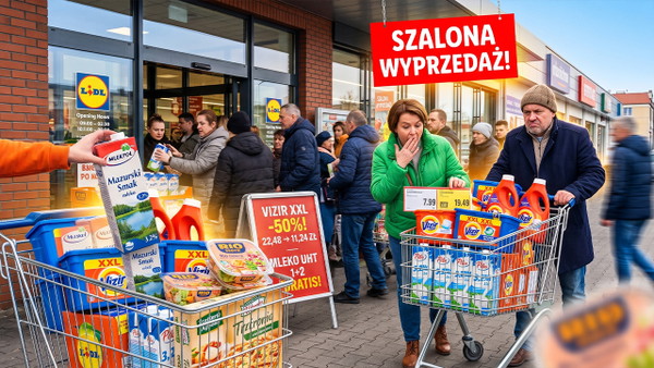 Kolejka na 100 metrów. Lidl wyprzedaje za 11,24 zł, czyli 32 grosze za sztukę