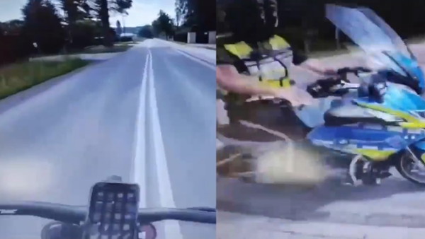 Nastolatek uciekał na rowerze elektrycznym przed policją. Nie wyszło