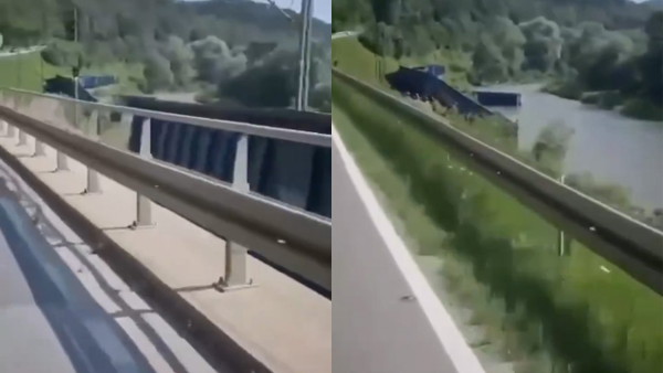 Wagony wpadły do rzeki Poprad. Pociąg wykoleił się przed stacją Wierchomla Wielka