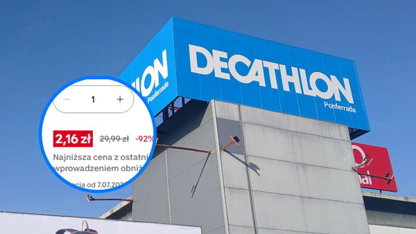 Takiej ceny nie widziałem. Decathlon wyprzedaje po 2,16 zł