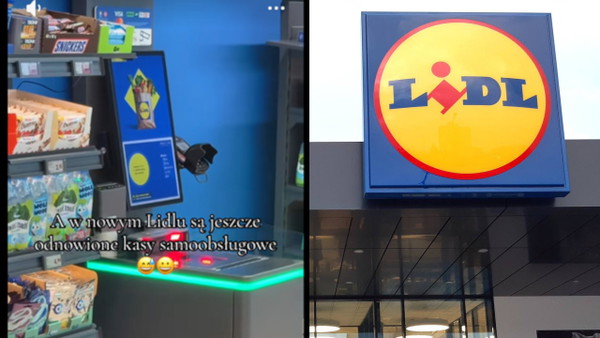 Nowo otwarte Lidle mają takie kasy samoobsługowe. Jeszcze nowsze niż poprzednie