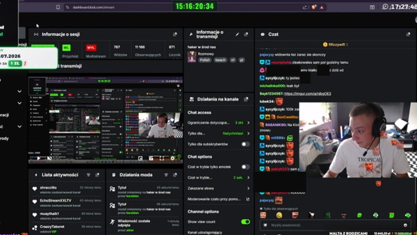 Streamer „Aktor” zleakował swoje zarobki z Kick. Kilka tygodni i 100 tysięcy złotych pękło