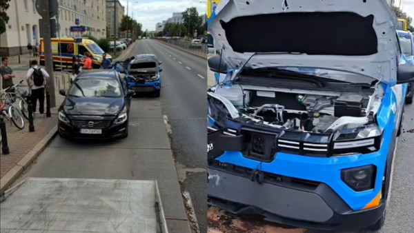 Polska: Tak wyglądają uszkodzenia Dacia vs Volvo po wypadku