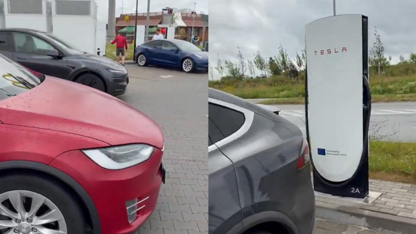 Awaria ładowarki Tesli nad polskim morzem. Posiadacze samochodów elektrycznych utknęli