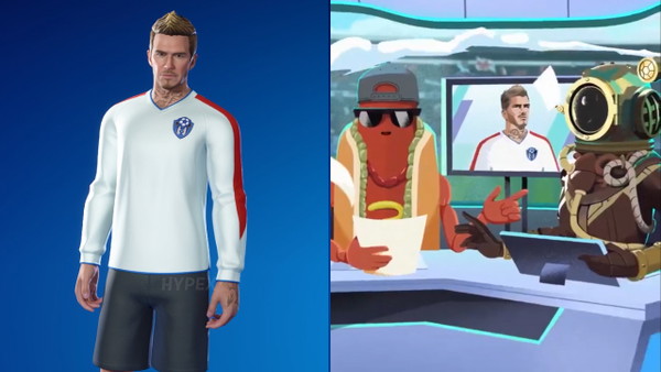 David Beckham dostał własne skórki w Fortnite. Oficjalny trailer
