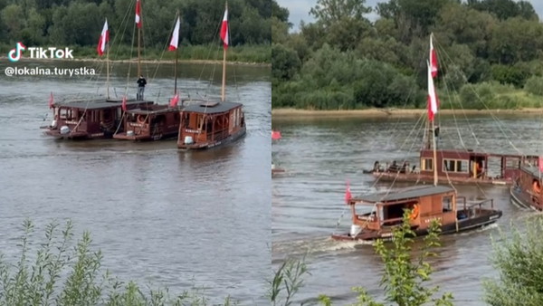 Łódki tańczą poloneza. Wyjątkowa atrakcja z Warszawy, którą trzeba zobaczyć