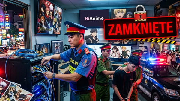 To koniec największej strony z pirackim anime. Wpadli w ręce policji