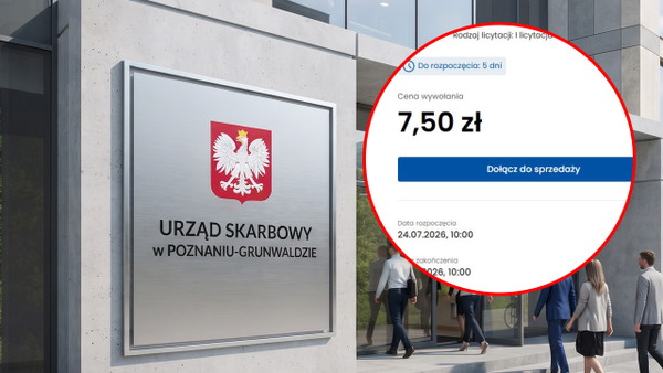 Nie do wiary, co urząd skarbowy wystawił na licytację za 7,50 zł