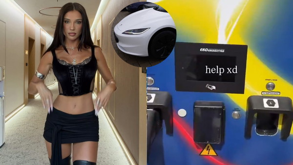Influencerka Natsu nie mogła naładować Tesli na Lidlu. Znalazła wyjątkowe rozwiązanie